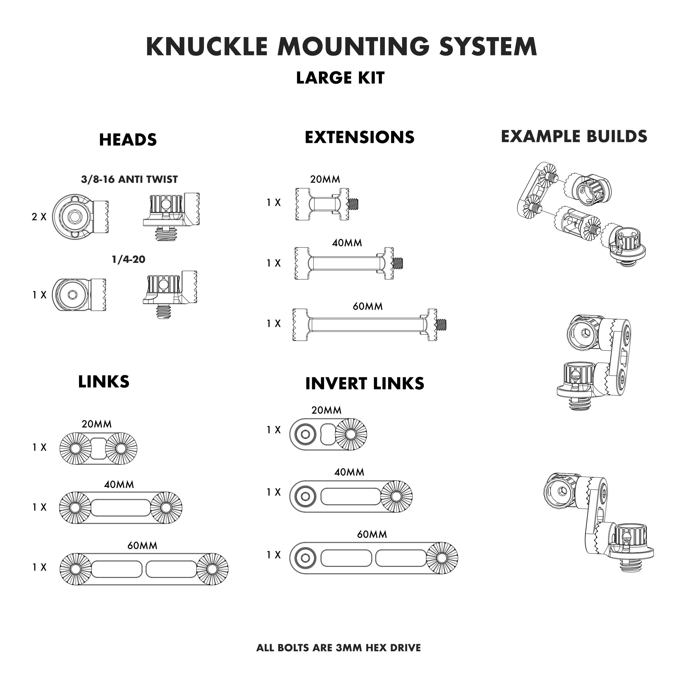 Knuckle Mount Kit - Large - Image 2